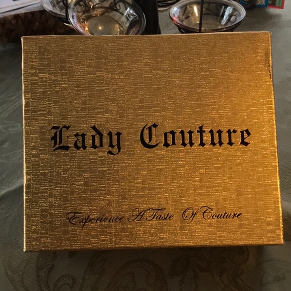 Lady Couture silver mesh stone slingback heels - Picture 2 of 8